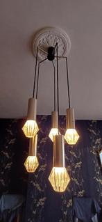 vintage midcentury space age cascade hanglamp, Antiek en Kunst, Antiek | Verlichting, Ophalen of Verzenden