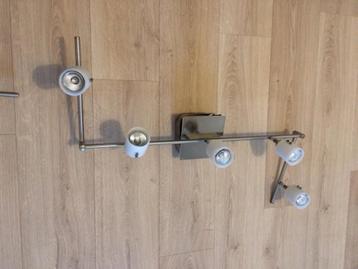 2 x lichtarmatuur inox beschikbaar voor biedingen