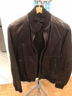 Blouson brun en 100% cuir - Taille : L, Enlèvement, Porté, Taille 52/54 (L), Brun