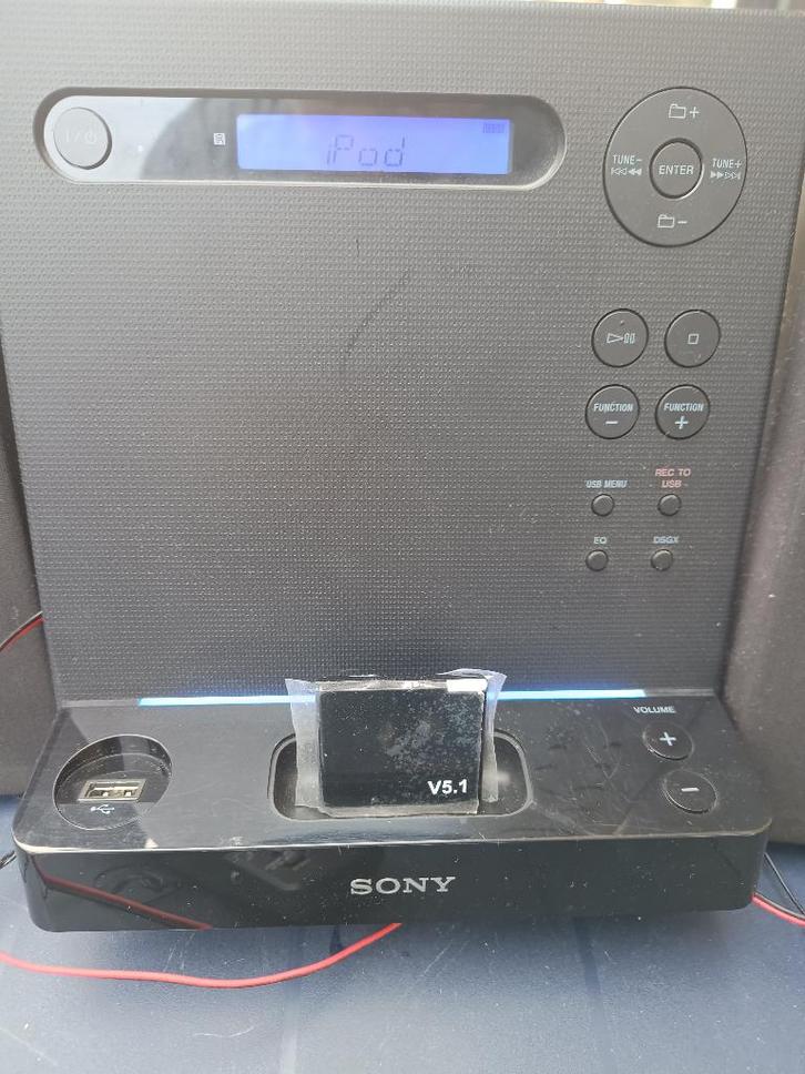 Stereo Sony ipod CMT-LX30iR cd fm am, TV, Hi-fi & Vidéo, Chaîne Hi-fi, Utilisé, Lecteur CD, Tuner ou Radio, Haut-parleurs, Sony