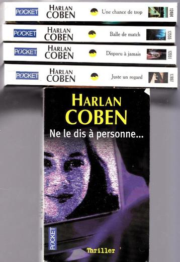 Harlan COBEN - 5 livres à 2 € au choix ou 8 € les 5 (Pocket)
