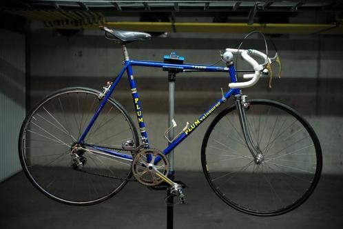 vintage koersfiets +campagnolo record, Fietsen en Brommers, Fietsonderdelen, Zo goed als nieuw, Racefiets, Overige typen, Ophalen