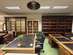 Diverse Klassieke Engelse mahonie boekenkasten Bibliotheken, 100 tot 150 cm, 200 cm of meer, Met klep(pen), Ophalen of Verzenden