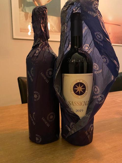 Sassicaia 2019, Collections, Vins, Comme neuf, Vin rouge, Italie, Pleine, Enlèvement ou Envoi