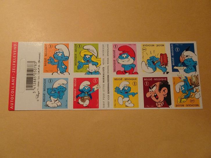 Vel 10 stempels - Smurfenfiguren, Verzamelen, Smurfen, Nieuw, Overige typen, Grote Smurf, Ophalen of Verzenden