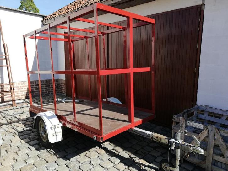 Gesloten aanhangwagen, Auto diversen, Aanhangers en Bagagewagens, Zo goed als nieuw, Ophalen