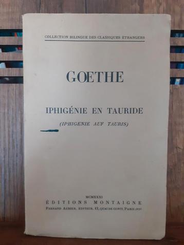 Goethe Faust I en II en Iphigenia in Tauride beschikbaar voor biedingen