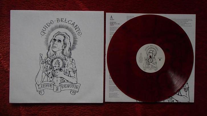 GUIDO BELCANTO – Liefde & Devotie LP - ltd red - zeldzaam!, Cd's en Dvd's, Vinyl | Nederlandstalig, Zo goed als nieuw, Levenslied of Smartlap