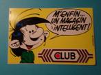 Sticker Gaston Lagaffe - CLUB, Ophalen of Verzenden, Guust of Robbedoes, Zo goed als nieuw, Plaatje, Poster of Sticker
