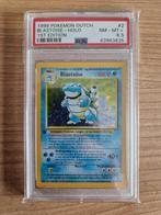 Blastoise 1st edition Dutch NL PSA 8.5, Enlèvement ou Envoi, Neuf, Cartes en vrac, Foil