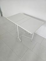Table pliante blanche, Bois, 50 à 100 cm, Utilisé, Enlèvement ou Envoi