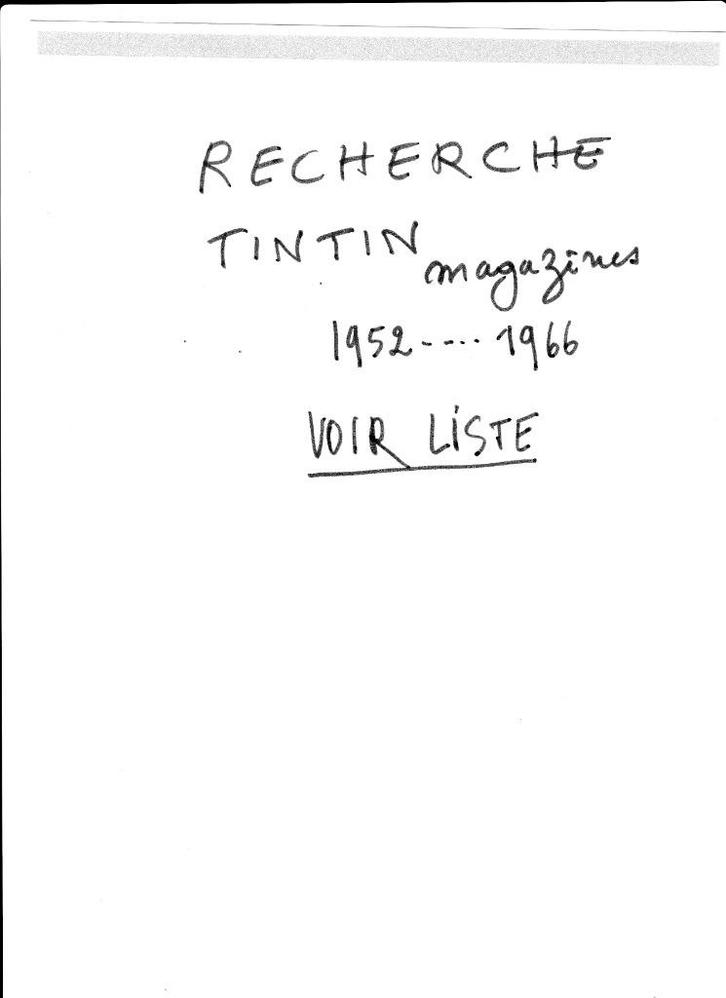 Tintin magazines belges. Recherche magazines suivant liste, Boeken, Stripverhalen, Zo goed als nieuw, Verzenden
