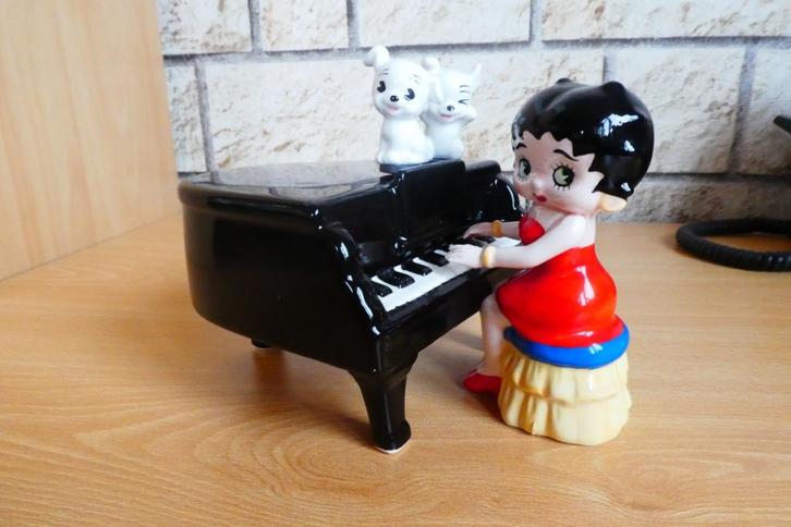 Betty Boop Pianomuziekdoos Rare Vandor 1983, Verzamelen, Beelden en Beeldjes, Nieuw, Mens, Ophalen of Verzenden