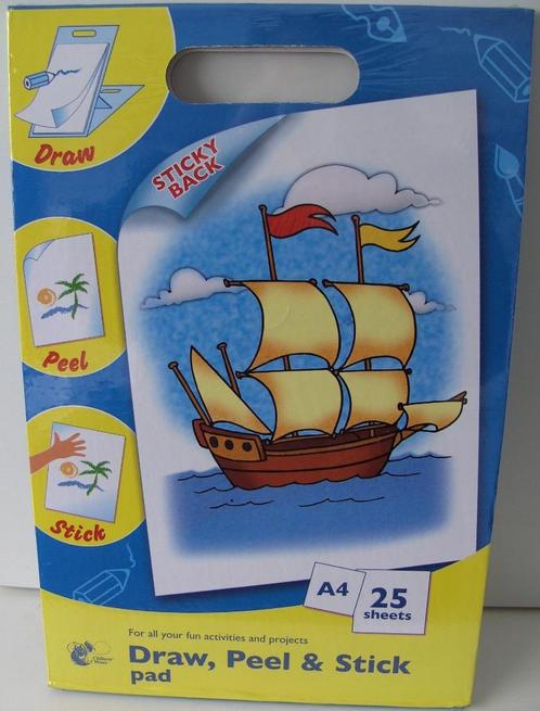 KINDER SCHETSBLOK GROOT VOOR TEKEN PROJECTEN FORMAAT A4, Hobby en Vrije tijd, Tekenen, Nieuw, Papier, Schets- of Tekenboek, Ophalen of Verzenden