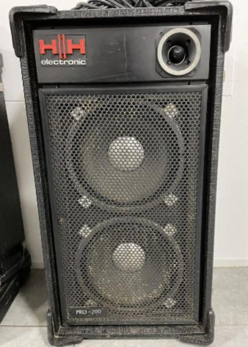 HH 200 PRO Enceintes la paire, Audio, Tv en Foto, Luidsprekerboxen, Gebruikt, Front, Rear of Stereo speakers, 120 watt of meer