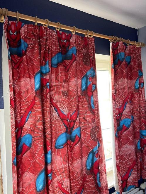Tentures chambre enfant Spiderman, Kinderen en Baby's, Kinderkamer | Inrichting en Decoratie, Zo goed als nieuw, Gordijnen of Lamellen