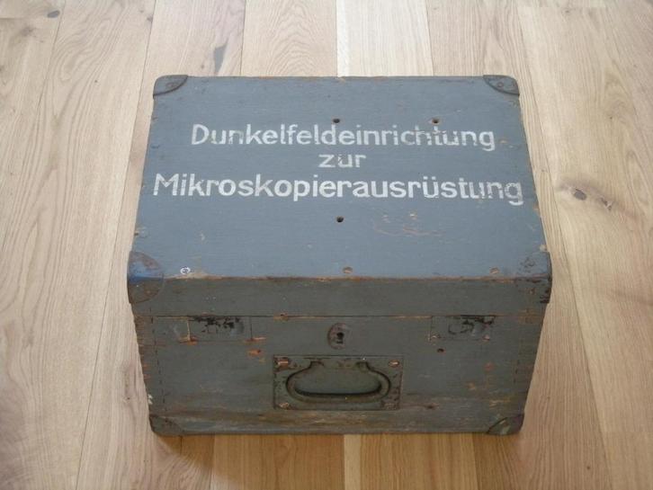 Duitse militaire kist Sanitätsdienst Wehrmacht WOII, Verzamelen, Militaria | Algemeen, Kist of Geocache, Ophalen