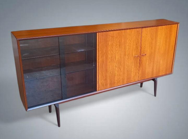 Dressoir Vintage dressoirbar Oswald Vermaercke V-vorm 1960, Antiek en Kunst, Antiek | Meubels | Tafels, Ophalen