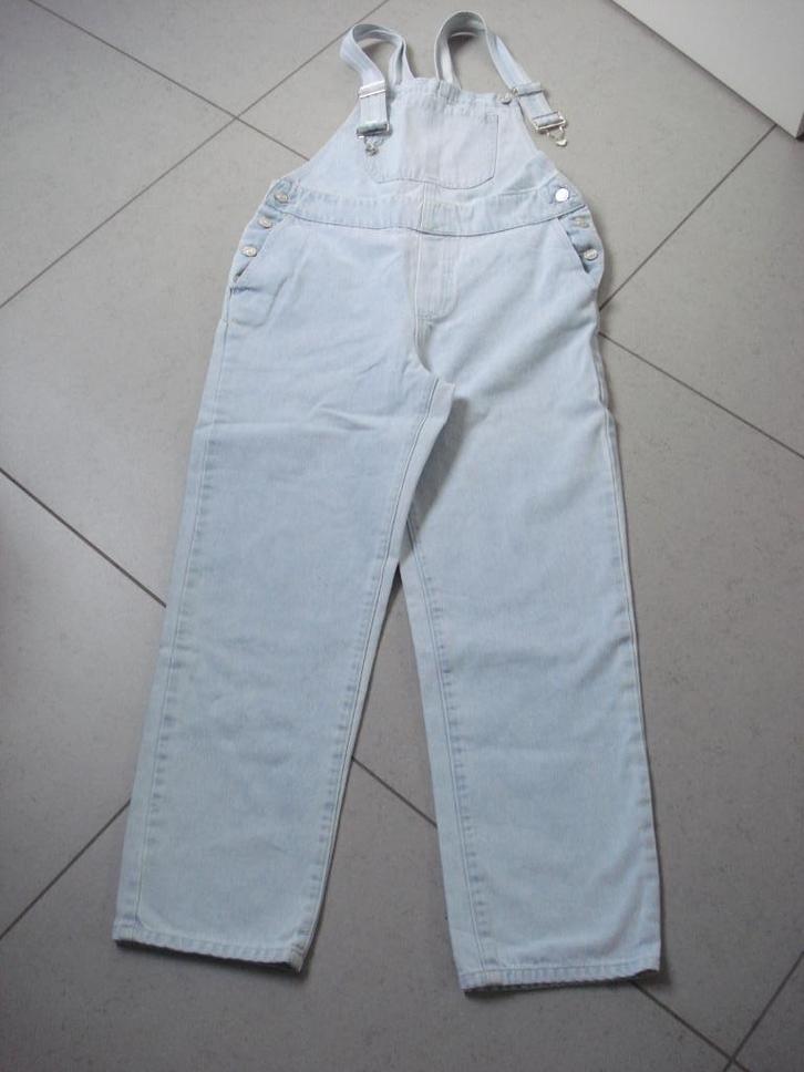 Daphea jeans salopette, meisjes/dames. mt M, Kleding | Dames, Spijkerbroeken en Jeans, Gedragen, Blauw, Ophalen of Verzenden