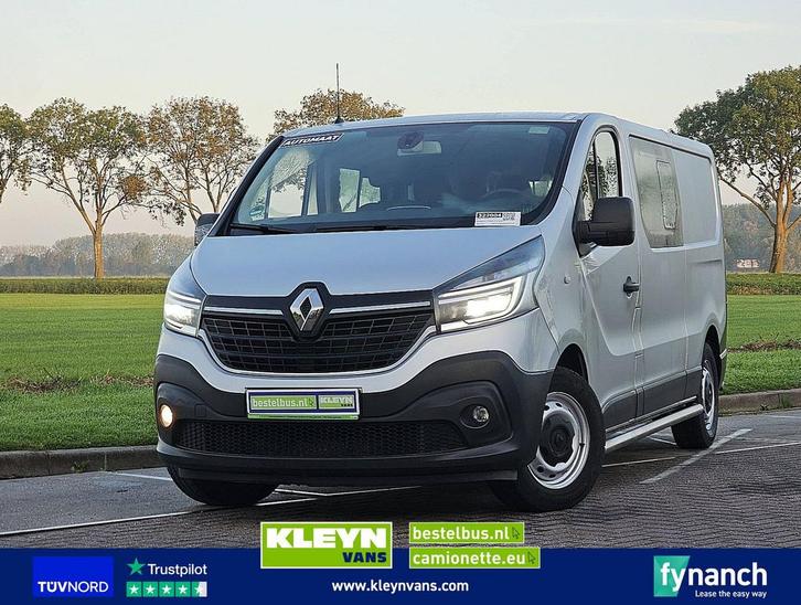 Renault TRAFIC 2.0 DCI L2 Dubbel Cabine NAP, Auto's, Bestelwagens en Lichte vracht, Bedrijf, ABS, Airconditioning, Centrale vergrendeling