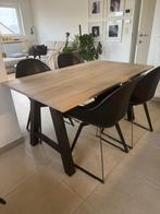 Moderne eettafel voor 4 tot 6 stoelen, Huis en Inrichting, Tafels | Eettafels, Ophalen, Modern / industrieel, Zo goed als nieuw