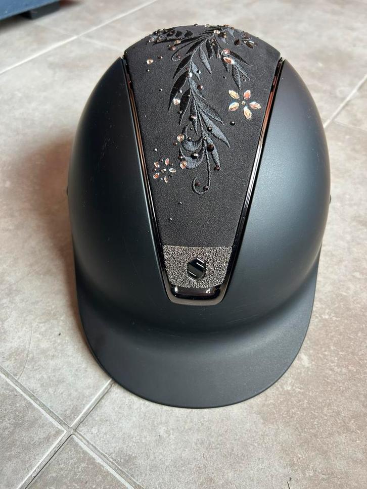 Samshield cap maat M, Dieren en Toebehoren, Paardrijkleding, Gebruikt, Cap, Ophalen of Verzenden