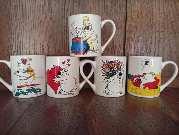 5 tasses Cubitus ( vente en lot ou à la pièce)., Collections, Personnages de BD, Neuf, Ustensile, Autres personnages, Enlèvement ou Envoi
