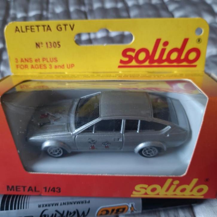 ALFA ROMEO ALFETTA GTV*SOLIDO*NEW*, Hobby en Vrije tijd, Modelauto's | 1:43, Nieuw, Auto, Solido, Ophalen