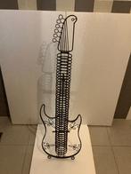 Cd rek gitaarmodel, Ophalen, Gebruikt, Metaal, 25 tot 75 discs