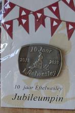 Eftel Wesley – 10 jaar pin, Ophalen of Verzenden, Nieuw, Button of Speldje