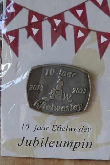 Eftel Wesley – 10 jaar pin beschikbaar voor biedingen
