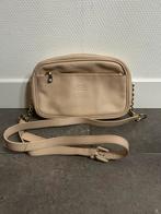 Lichtroze lederen schoudertas crossbody Crinkles, Ophalen of Verzenden, Zo goed als nieuw, Roze, Schoudertasje
