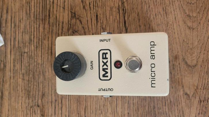 MXR Micro Amp, Muziek en Instrumenten, Effecten, Zo goed als nieuw, Ophalen of Verzenden