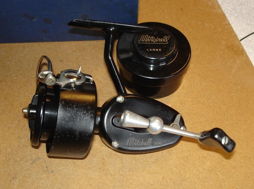 Ancien Moulinet Pêche Mitchell - 2ème Modèle - Vintage