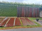 Industriële oude golfplaten vintage 26m2, Ophalen