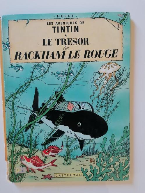 Tintin - Le trésor de Rackham le Rouge - B38 bis de 1968, Livres, BD, Utilisé, Une BD, Enlèvement ou Envoi