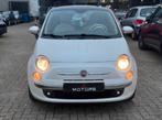 Fiat // 500, Voorwielaandrijving, 63 kW, Leder en Stof, Wit