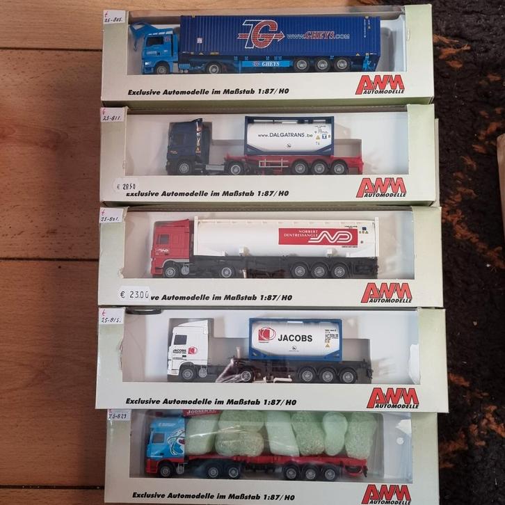 DAF-MERCEDES-SCANIA TRUCKS, Hobby en Vrije tijd, Modelauto's | 1:87, Ophalen of Verzenden