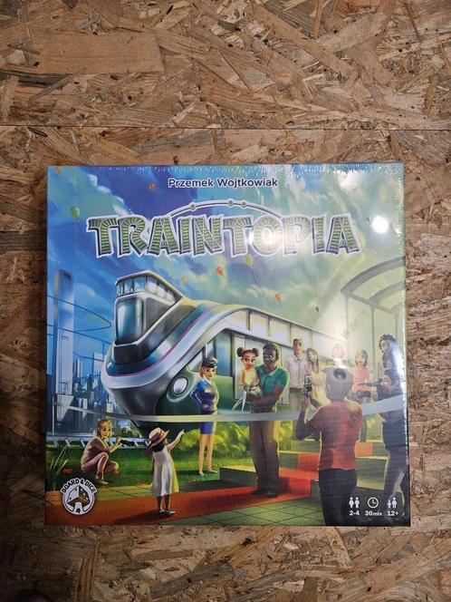 Traintopia - nieuw in verpakking - Board & Dice, Hobby en Vrije tijd, Gezelschapsspellen | Bordspellen, Nieuw, Een of twee spelers