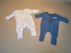 Lot slaappakje baby rits omplooibare voetjes maat 50, Kinderen en Baby's, Babykleding | Maat 50, Ophalen of Verzenden, Zo goed als nieuw