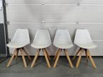 4 witte stoelen, Ophalen, Zo goed als nieuw