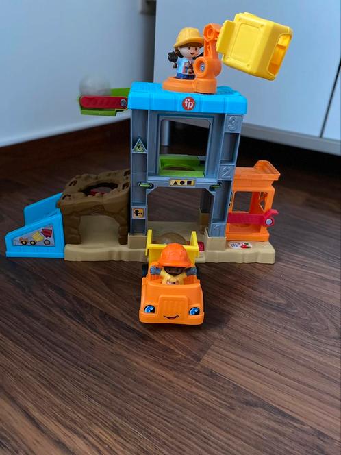 Fisher-Price Little People Leren Laden Bouwplaats, Kinderen en Baby's, Speelgoed | Fisher-Price, Zo goed als nieuw, Speelset, Ophalen