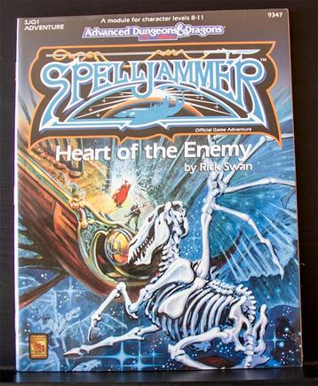 ADD2ndEd. Spelljammer Adventure SJQ1 Heart of the Enemy 1992 beschikbaar voor biedingen