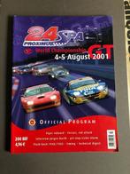 programmaboek 24 uren SPA 2001 Ferrari 550 Viper, Ophalen of Verzenden, Auto's