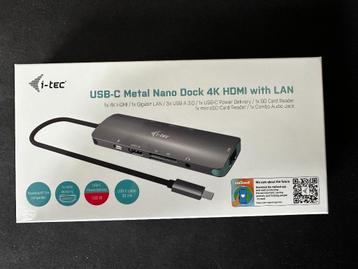 itec usb-c docking station 4K HDMI LAN usb-c beschikbaar voor biedingen