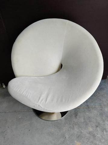 Stijlvolle seventies design fauteuil stijl Stokke, tulip ond