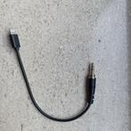 Apple kabel, van Lightning naar 3,5 mm jack, 20 cm, Ophalen of Verzenden, Zo goed als nieuw, Snoer of kabel, Apple iPhone