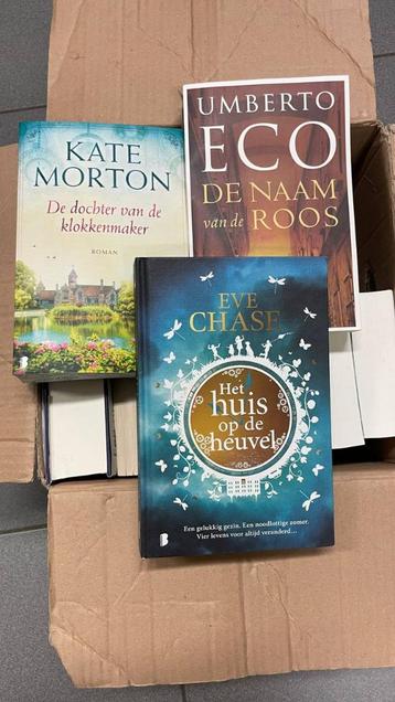 Boeken Romans, thrillers enz (bijgevoegde lijst is correct) beschikbaar voor biedingen