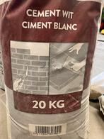Witte cement (3 zakken), Ophalen of Verzenden, Zo goed als nieuw