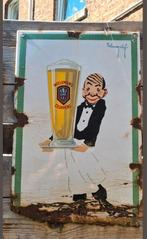 Wielemans geëmailleerd bierbord, Ophalen of Verzenden, Gebruikt